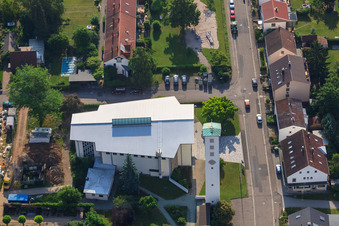 Kath. Kirche St. Pius in Kandel im Bundesland Rheinland-Pfalz, Deutschland