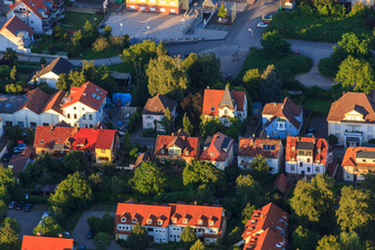 Bismarckstr in Kandel im Bundesland Rheinland-Pfalz, Deutschland aus der Luft