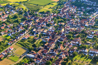 Unterdorfstr in Oberotterbach im Bundesland Rheinland-Pfalz, Deutschland