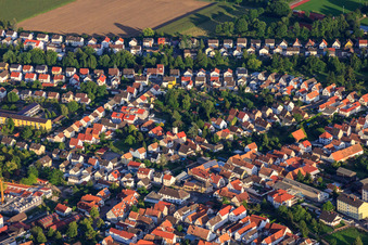 Lützelhorststr in Herxheim bei Landau im Bundesland Rheinland-Pfalz, Deutschland