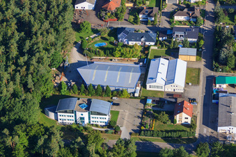 WiCo Production GmbH in Rheinzabern im Bundesland Rheinland-Pfalz, Deutschland von oben gesehen