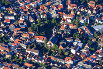 Christuskirche in Sandhausen im Bundesland Baden-Württemberg, Deutschland