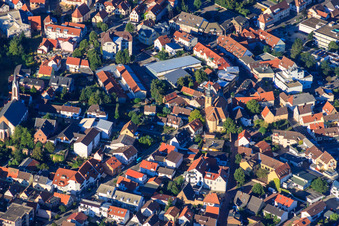 St. Bartholomäus in Sandhausen im Bundesland Baden-Württemberg, Deutschland