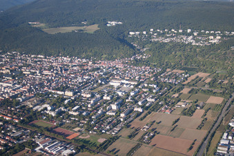 Ortsteil Rohrbach in Heidelberg im Bundesland Baden-Württemberg, Deutschland aus der Vogelperspektive
