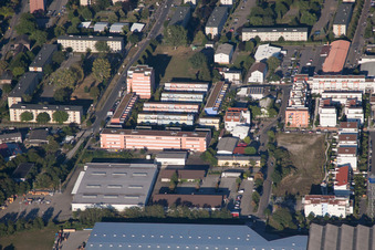 Drohnenbild von Ortsteil Rohrbach in Heidelberg im Bundesland Baden-Württemberg, Deutschland