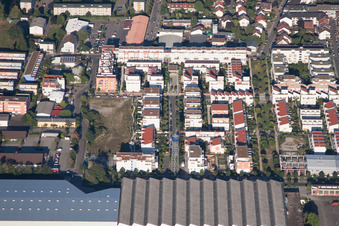Ortsteil Rohrbach in Heidelberg im Bundesland Baden-Württemberg, Deutschland aus der Drohnenperspektive