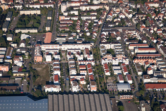 Ortsteil Rohrbach in Heidelberg im Bundesland Baden-Württemberg, Deutschland von einer Drohne aus