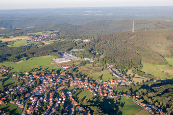 Dorfansicht im Ortsteil Ober-Abtsteinach im Bundesland Hessen, Deutschland