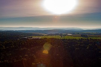 Luftaufnahme von Vielbrunn, Segelflugplatz in Michelstadt im Bundesland Hessen, Deutschland