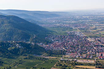 Ortsansicht in Schriesheim am Rand des Odenwald im Bundesland Baden-Württemberg, Deutschland