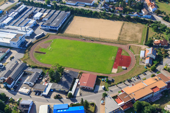 Sportplatz des SV Altlußheim im Bundesland Baden-Württemberg, Deutschland