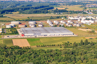 Luftbild von Interpneu Handelsgesellschaft mbH - Reifen Logistikzentrum in Speyer im Bundesland Rheinland-Pfalz, Deutschland