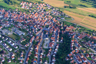 Gemeindehalle in Gechingen im Bundesland Baden-Württemberg, Deutschland