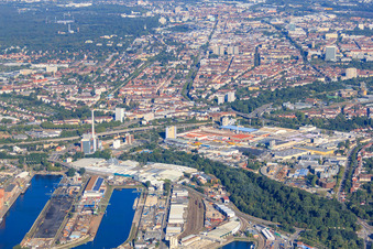 MOCOPINUS Werk Karlsruhe an der Rheinhafenstr im Ortsteil Mühlburg im Bundesland Baden-Württemberg, Deutschland
