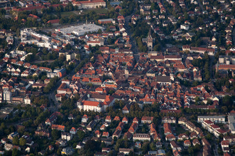 Altstadt von Süden in Ettlingen im Bundesland Baden-Württemberg, Deutschland