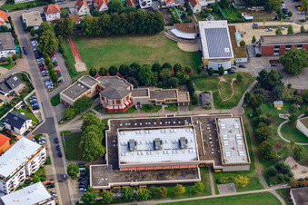 Rheinhalle, Tullahalle und Bürgerhaus im Ortsteil Maximiliansau in Wörth am Rhein im Bundesland Rheinland-Pfalz, Deutschland
