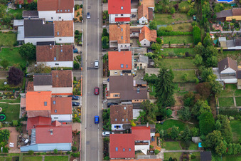 Waldstr in Kandel im Bundesland Rheinland-Pfalz, Deutschland aus der Luft