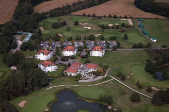 Soufflenheim, Golfclub Baden-Baden Soufflenheim im Bundesland Bas-Rhin, Frankreich aus der Luft