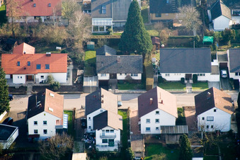 Zeppelinstr in Kandel im Bundesland Rheinland-Pfalz, Deutschland aus der Luft