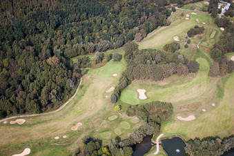 Soufflenheim, Golfclub Baden-Baden Soufflenheim im Bundesland Bas-Rhin, Frankreich aus der Vogelperspektive