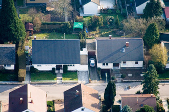Zeppelinstr in Kandel im Bundesland Rheinland-Pfalz, Deutschland aus der Vogelperspektive