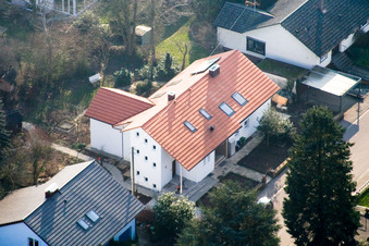 Drohnenaufname von Zeppelinstr in Kandel im Bundesland Rheinland-Pfalz, Deutschland