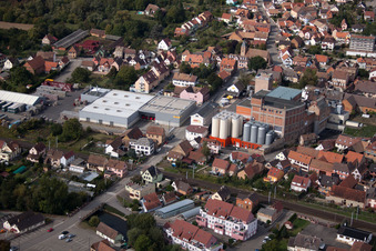 Hochfelden im Bundesland Bas-Rhin, Frankreich von oben