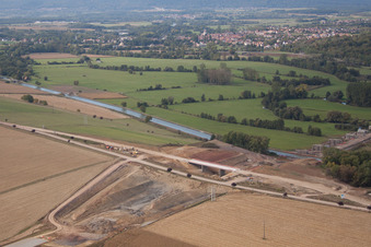 Lupstein im Bundesland Bas-Rhin, Frankreich von oben