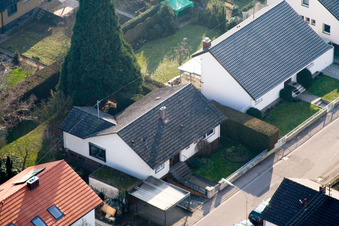 Drohnenbild von Zeppelinstr in Kandel im Bundesland Rheinland-Pfalz, Deutschland