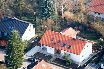 Luftaufnahme von Zeppelinstr in Kandel im Bundesland Rheinland-Pfalz, Deutschland