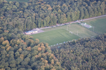 Keffenach im Bundesland Bas-Rhin, Frankreich von einer Drohne aus