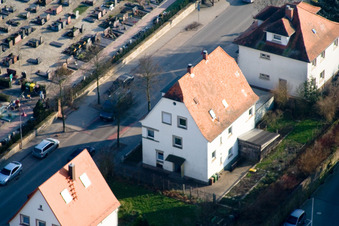 Zeppelinstr in Kandel im Bundesland Rheinland-Pfalz, Deutschland aus der Luft
