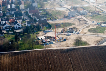 Neubaugebiet Am Höhenweg in Kandel im Bundesland Rheinland-Pfalz, Deutschland von oben gesehen