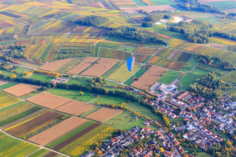 Luftbild von Bahnhofstr in Klingenmünster im Bundesland Rheinland-Pfalz, Deutschland