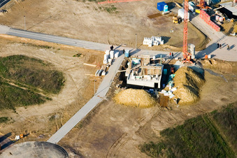 Neubaugebiet Am Höhenweg in Kandel im Bundesland Rheinland-Pfalz, Deutschland aus der Vogelperspektive