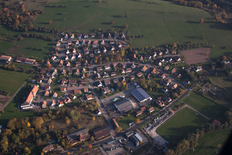 Lembach im Bundesland Bas-Rhin, Frankreich von der Drohne aus gesehen