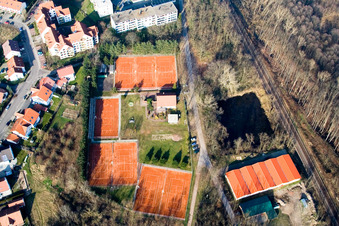 Luftbild von Tennisclub TC77 Jockgrim eV im Bundesland Rheinland-Pfalz, Deutschland