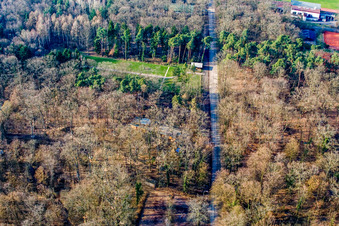 Schrägluftbild von Fun Forest: Abenteuerpark Kandel im Bundesland Rheinland-Pfalz, Deutschland