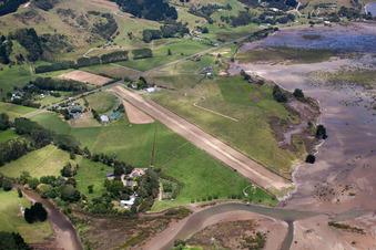 Ortsteil Preece Point in Coromandel im Bundesland Waikato, Neuseeland von oben