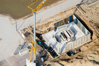 Neubaugebiet Am Höhenweg in Kandel im Bundesland Rheinland-Pfalz, Deutschland von der Drohne aus gesehen