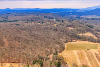 Egbert-Friedrich-Aussichtsturm "Henneberger Warte" in Bad Rodach im Bundesland Bayern, Deutschland
