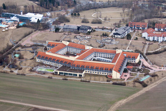 Klinikgelände des Krankenhauses Medical Park Bad Rodach im Bundesland Bayern, Deutschland