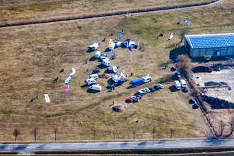 Luftaufnahme von Westhausen Info im Bundesland Thüringen, Deutschland