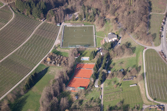 Varnhalt, Sportplatz im Ortsteil Gallenbach in Baden-Baden im Bundesland Baden-Württemberg, Deutschland