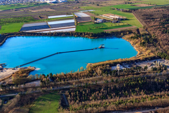 Schertle See in Bietigheim im Bundesland Baden-Württemberg, Deutschland