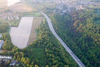 Hohenwettersbach, A8 in Karlsruhe im Bundesland Baden-Württemberg, Deutschland