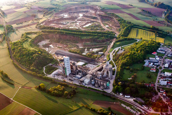 OPTERRA Wössingen in Walzbachtal im Bundesland Baden-Württemberg, Deutschland von oben
