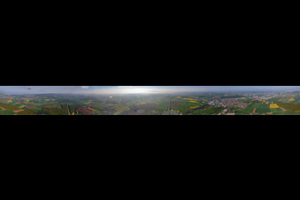 Panorama in Rottendorf im Bundesland Bayern, Deutschland