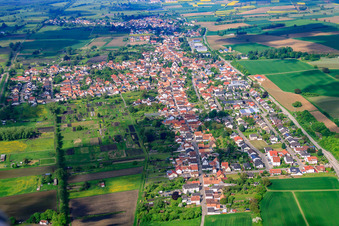 Dorf am Viehstrich aus Nordosten in Steinfeld im Bundesland Rheinland-Pfalz, Deutschland