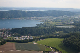 Luftaufnahme von Ortsteil Ludwigshafen in Bodman-Ludwigshafen im Bundesland Baden-Württemberg, Deutschland